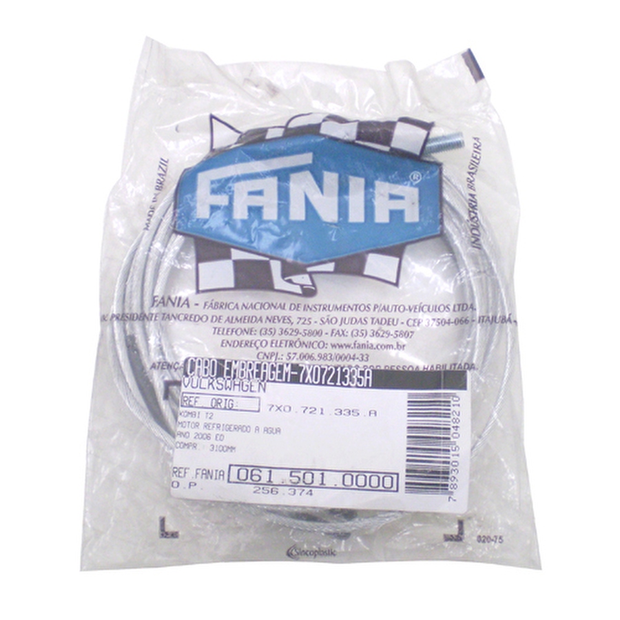 Cabo da Embreagem - Fania - 61-501 - Unitário