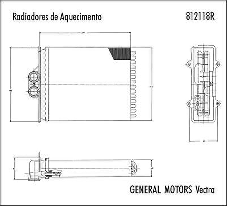 Radiador de Aquecimento - Valeo - 812118R - Unitário