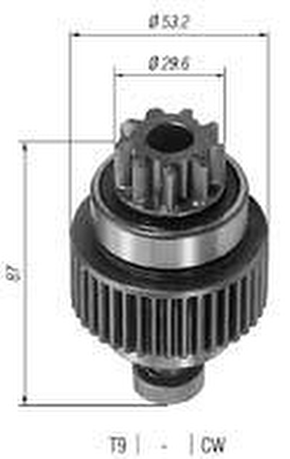 Impulsor de Partida do Motor de Arranque - Zen - 0737 - Unitário