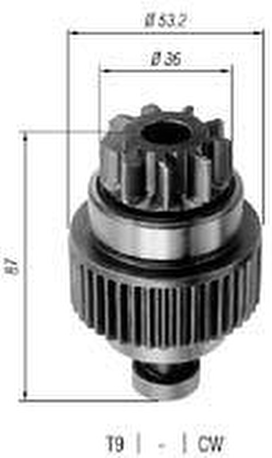 Impulsor de Partida do Motor de Arranque - Zen - 0790 - Unitário