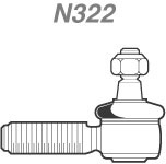 Terminal de Direção - Nakata - N 322 - Unitário