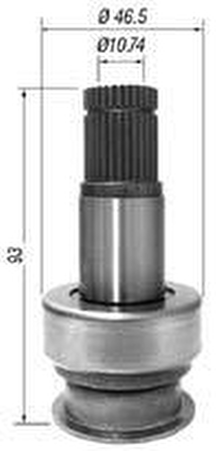 Impulsor de Partida do Motor de Arranque - Zen - 1687 - Unitário