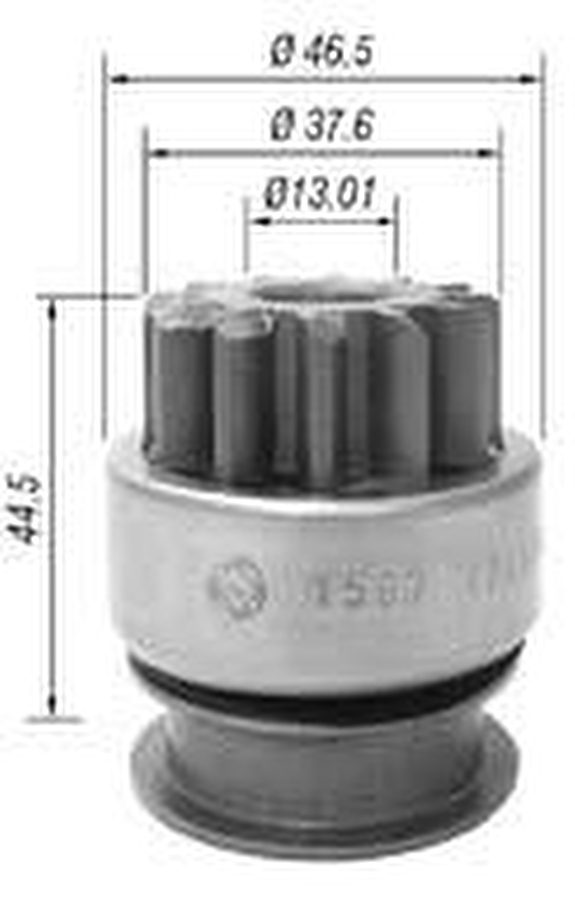 Impulsor de Partida do Motor de Arranque - Zen - 1567 - Unitário