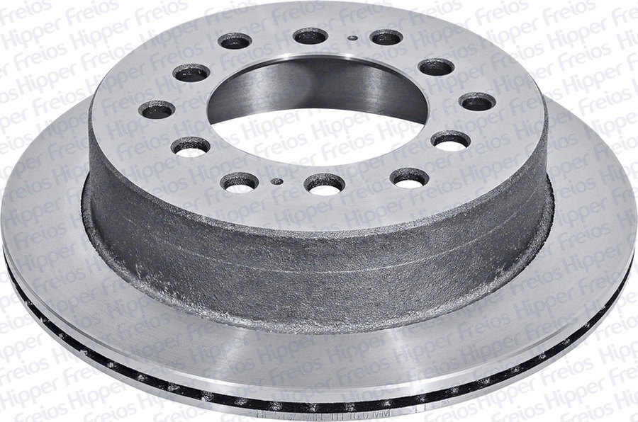 Disco de Freio Ventilado sem Cubo - Hipper Freios - HF 518A - Par