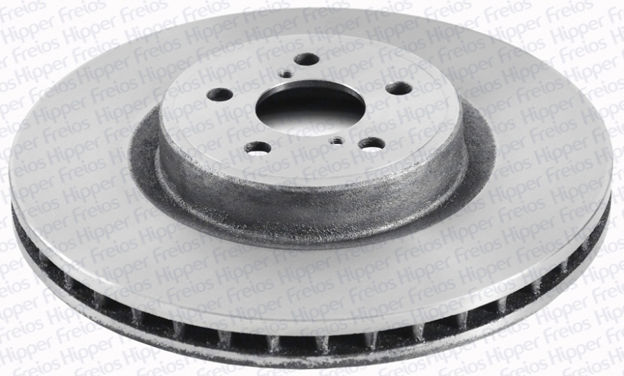 Disco de Freio Ventilado sem Cubo - Hipper Freios - HF 654B - Par