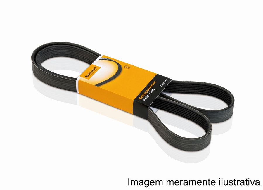 CORREIA ALTERNADOR - Continental Contitech - 8PK1580 - Unitário