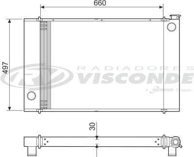 Radiador de Água - Visconde - 12235 - Unitário