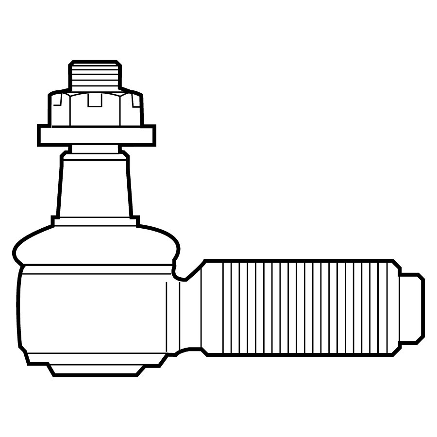 Terminal de Direção - Nakata - N 323 - Unitário