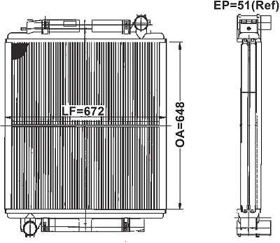 RADIADOR DE RESFRIAMENTO - Valeo - 734323R - Unitário