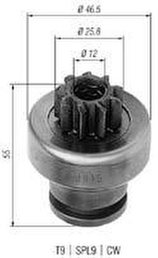 Impulsor de Partida do Motor de Arranque - Zen - 0915 - Unitário