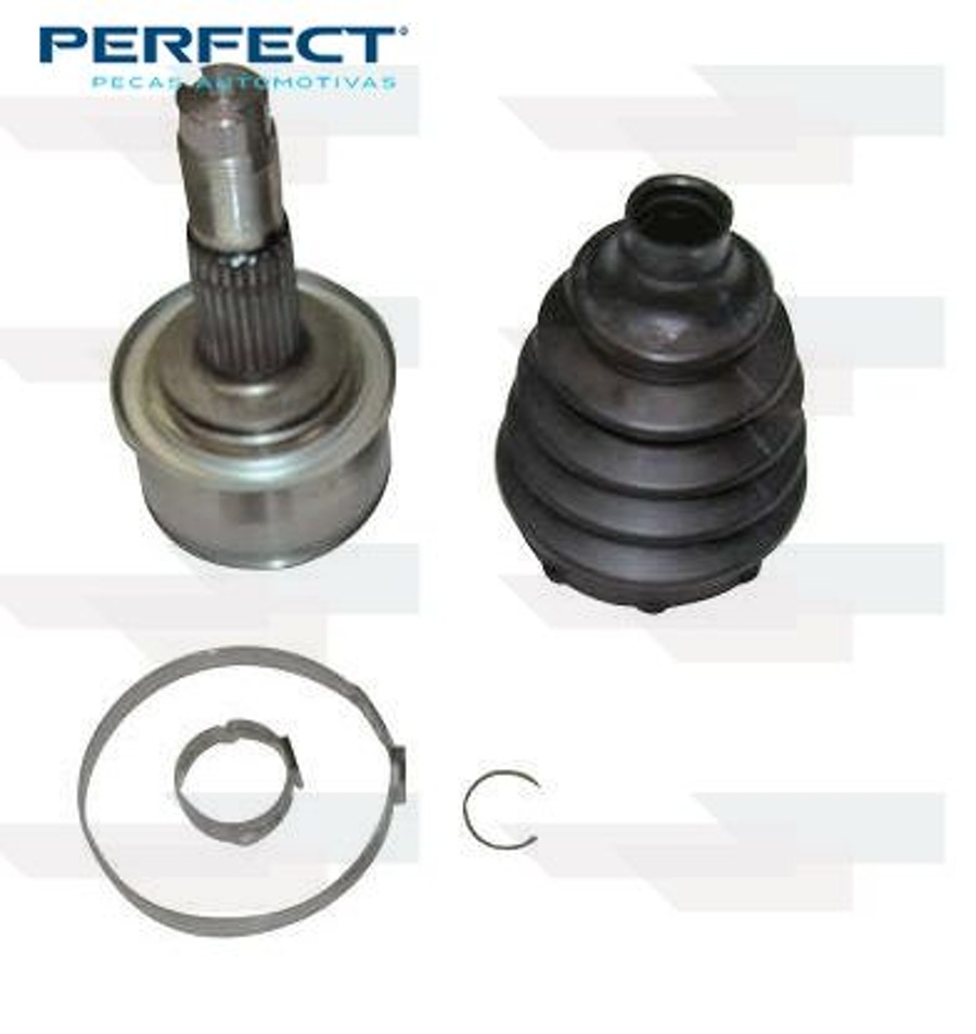 Kit de Junta Homocinética Dianteira Automotiva com Trizeta e Tulipa - Perfect - KJH0322 - Unitário