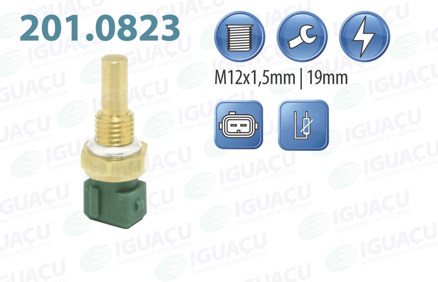 Sensor de Temperatura de Água - Iguaçu - 201.0823 - Unitário