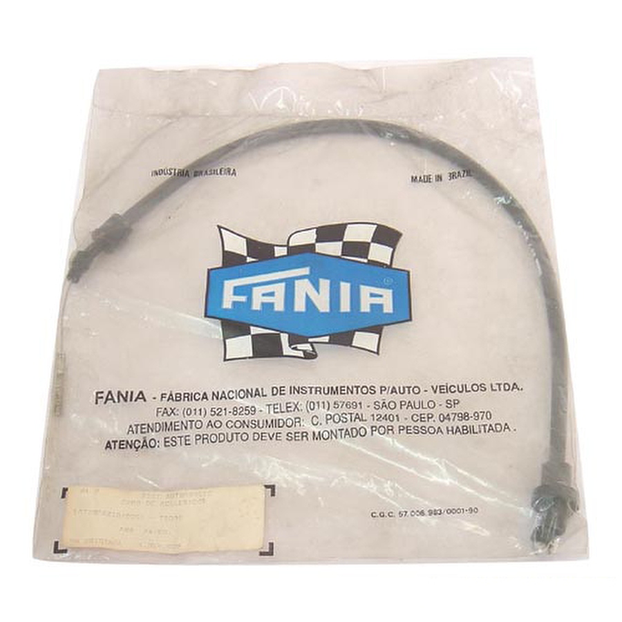 Cabo do Acelerador - Fania - 81-007 - Unitário