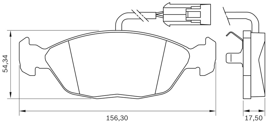 Pastilha de Freio - BB 44-B - Bosch - 0986BB0037 - Jogo