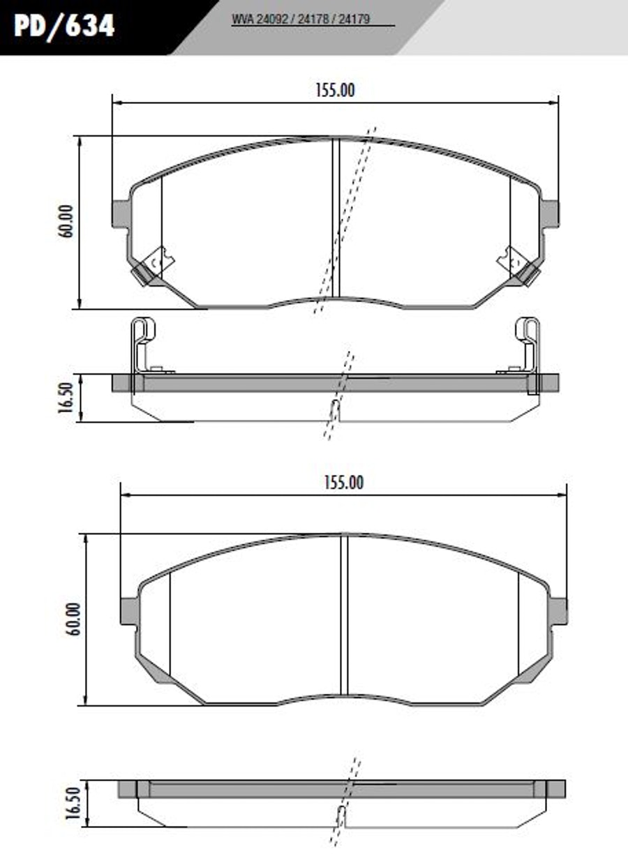 Pastilha de Freio - Fras-le - PD/634 - Jogo