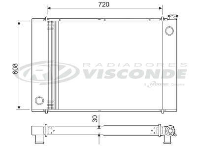 Radiador de Água - Visconde - 12239 - Unitário