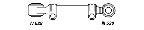 Terminal do Tirante do Motor - Nakata - N 504 - Unitário