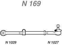 Barra de Direção - Nakata - N 169 - Unitário