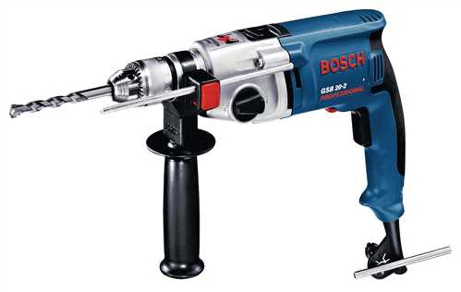 Furadeira de Impacto 1/2" 800W GSB 20-2 Profissional sem Maleta - Bosch Equipamentos - 06011A20D1 - Unitário