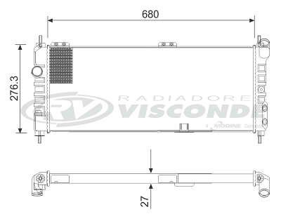 Radiador de Água - Visconde - 12568 - Unitário