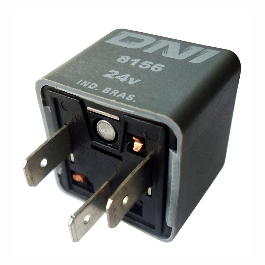 Relé Sinalizador Sonoro (Martelo) 695542051 Mercedes-Benz - 24V 3 Terminais - DNI - DNI 8156 - Unitário