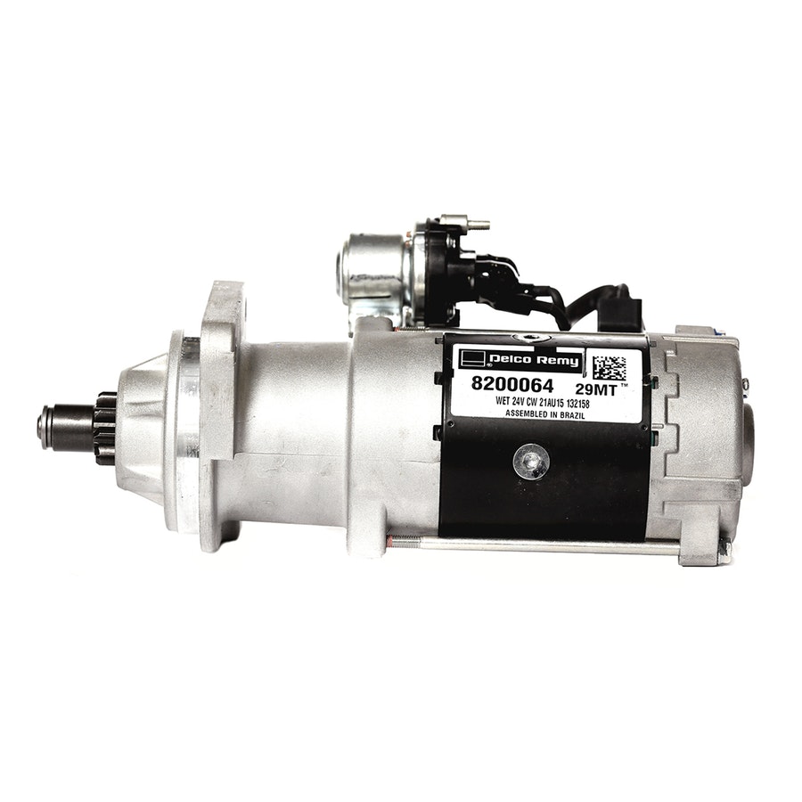 Motor de Partida 24V 4,0kW 10 Dentes Relação 10/12 CW CNH - Delco Remy - 8200064 - Unitário
