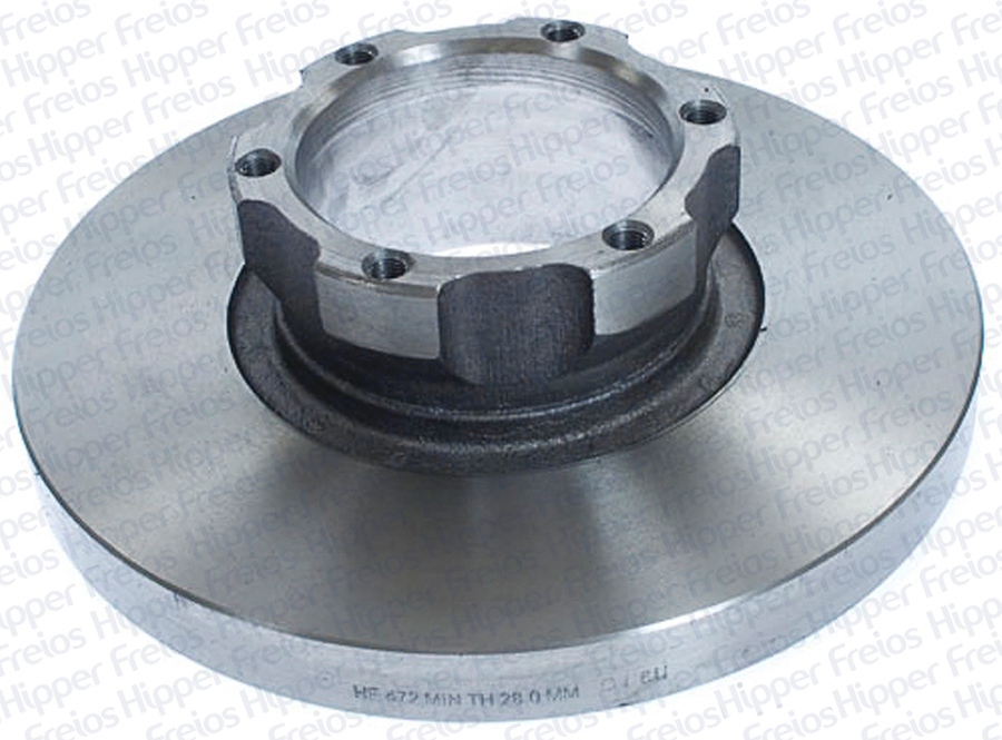 Disco de Freio Sólido sem Cubo - Hipper Freios - HF 472 - Par