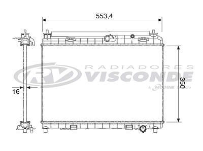 Radiador de Água - Visconde - 12738 - Unitário
