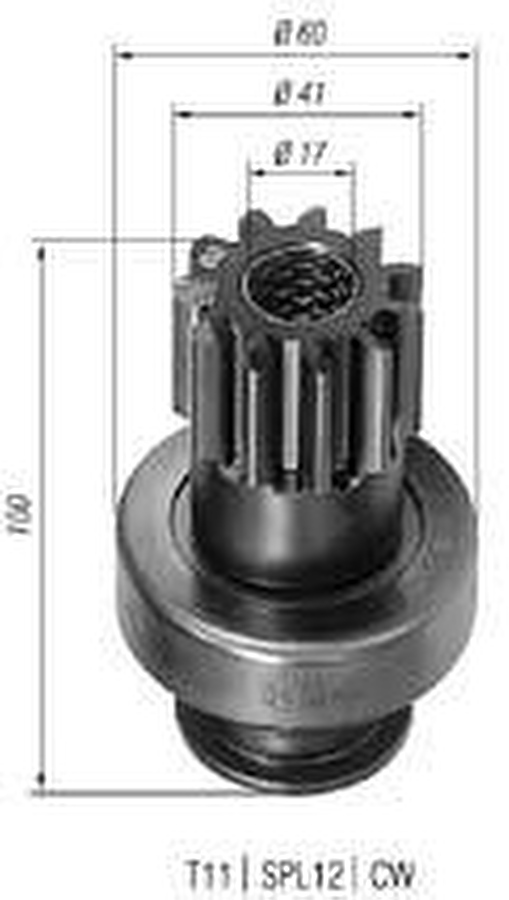 Impulsor de Partida do Motor de Arranque - Zen - 0485 - Unitário