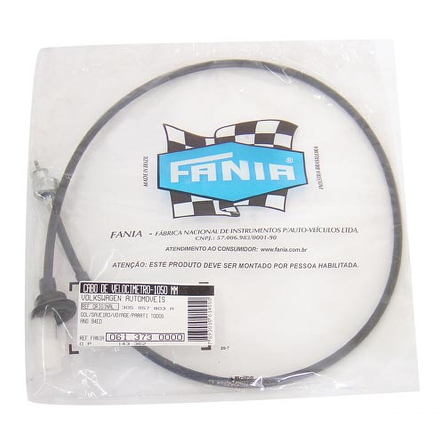 Cabo do Velocímetro - Fania - 61-373 - Unitário