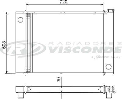 Radiador de Água - Visconde - 12241 - Unitário