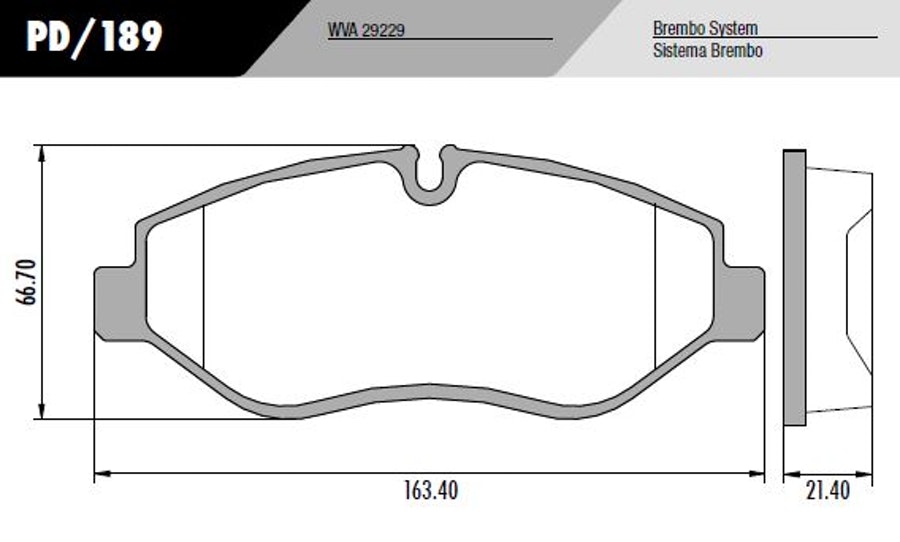 Pastilha de freio - Fras-le - PD/189 - Jogo