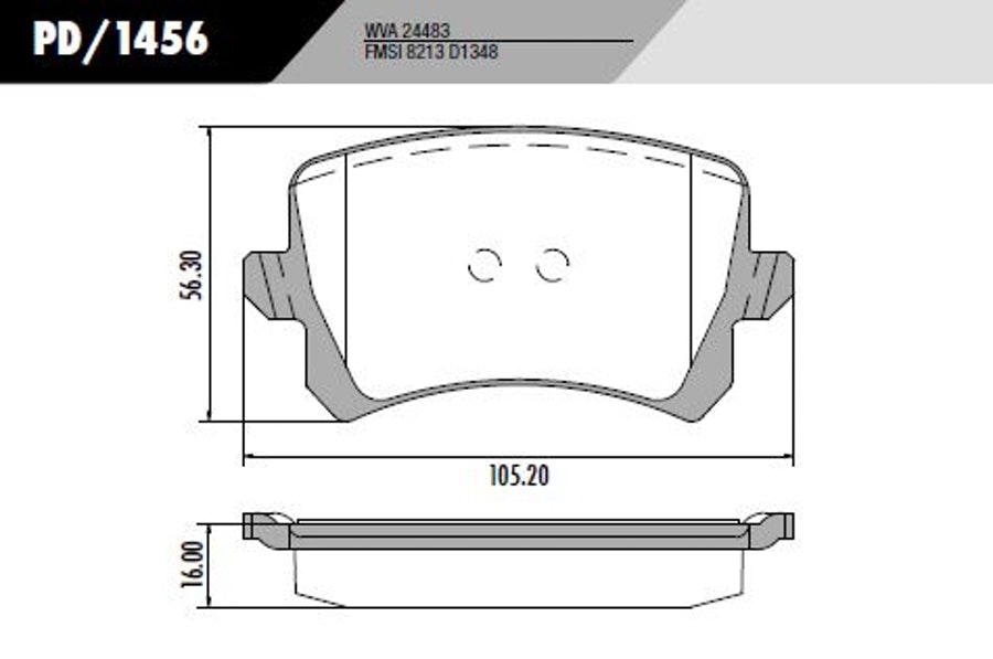 Pastilha de Freio - Fras-le - PD/1456 - Jogo
