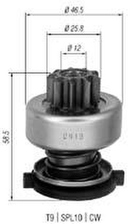 Impulsor de Partida do Motor de Arranque - Zen - 0919 - Unitário