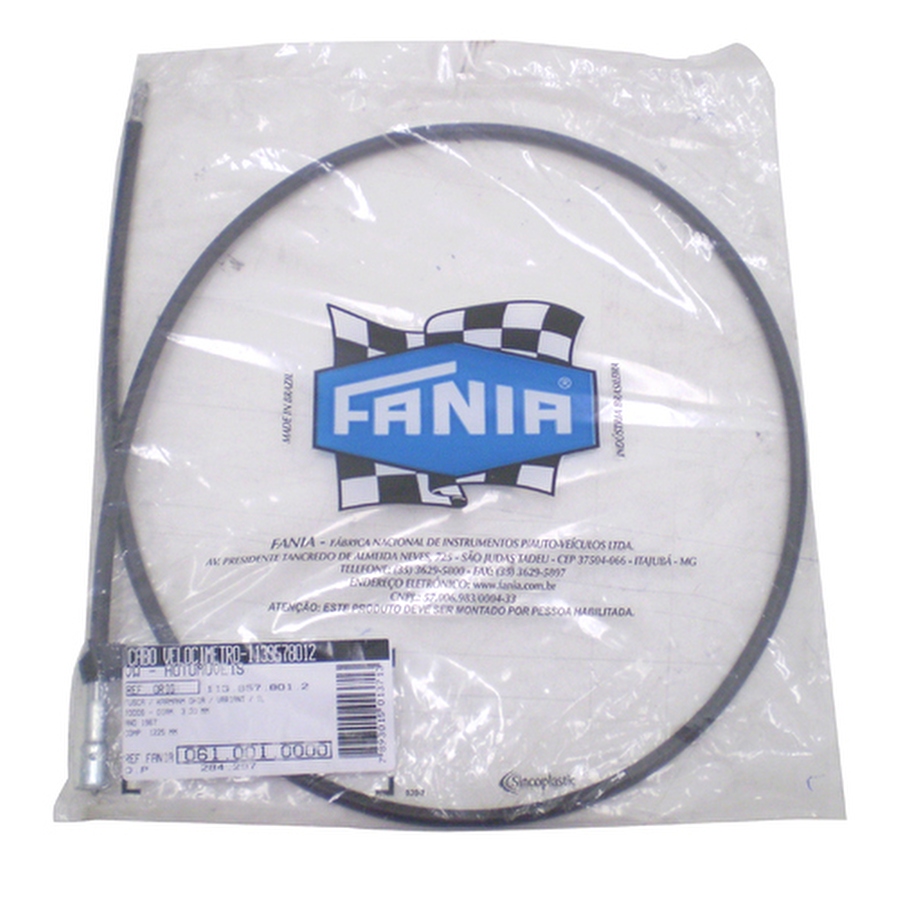 Cabo do Velocímetro - Fania - 61-001 - Unitário