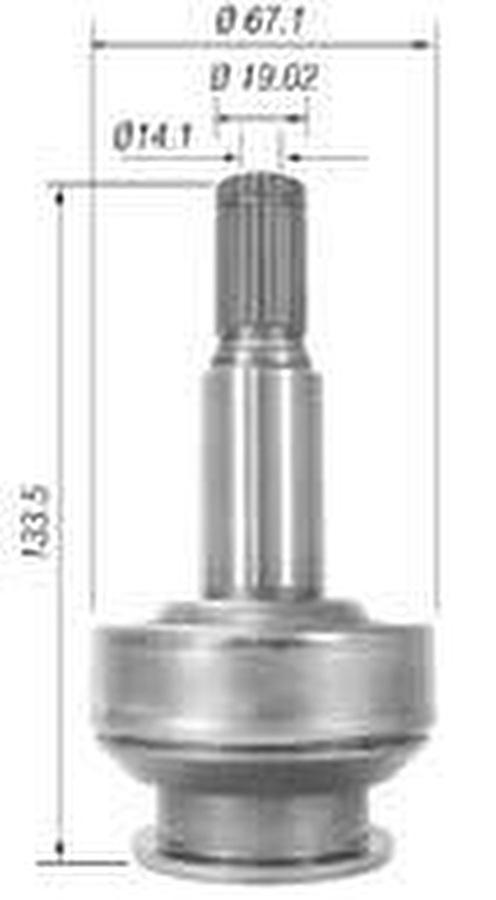 Impulsor de Partida do Motor de Arranque Automotivo Unitário - Zen - 1661 - Unitário