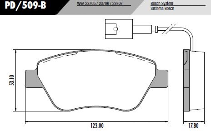 Pastilha de Freio - Fras-le - PD/509-B - Jogo