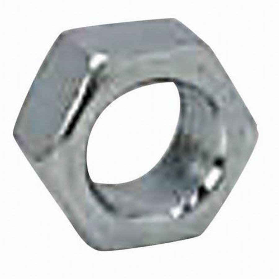 Porca Sextavada UNC Aço Zincado Branco 1/4" Ciser