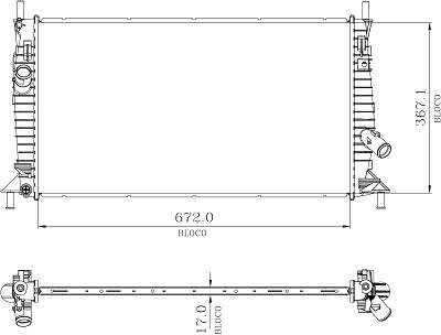 Radiador de Água - Visconde - 12734 - Unitário