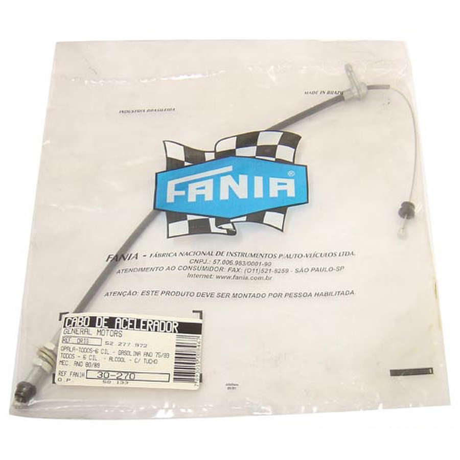 Cabo do Acelerador - Fania - 30-270 - Unitário