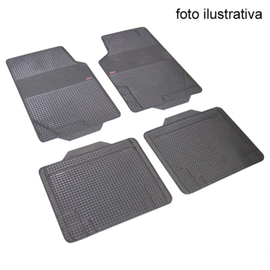 Tapetes Automotivos Cinza - Borcol - 19613893 - Kit