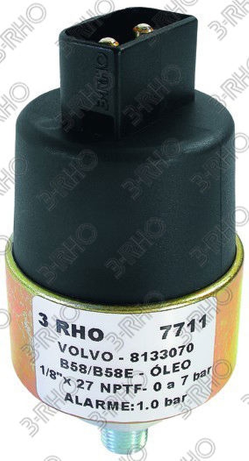 Sensor de Pressão do Óleo - 3-RHO - 7711 - Unitário
