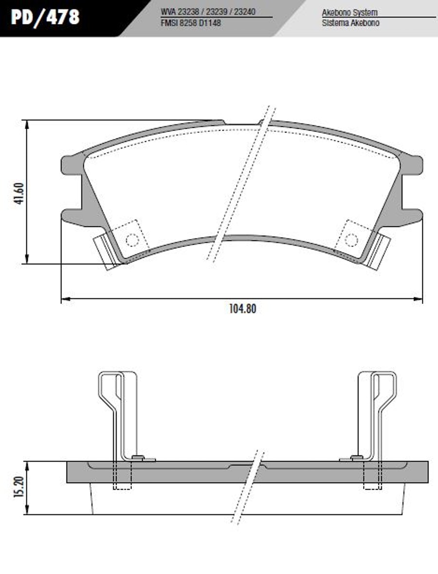 Pastilha de Freio - Fras-le - PD/478 - Jogo