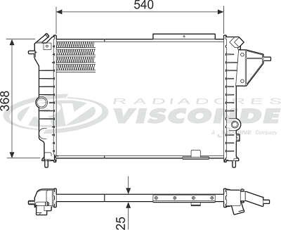 Radiador de Água - Visconde - 12242 - Unitário