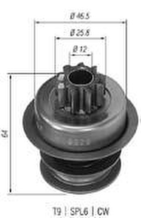 Impulsor de Partida do Motor de Arranque - Zen - 0329 - Unitário