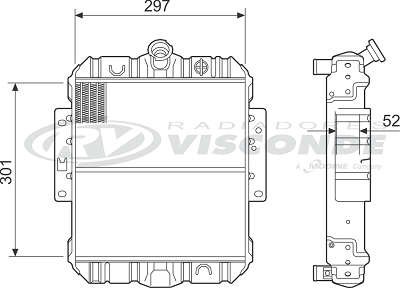 Radiador de Água - Visconde - 19651 - Unitário