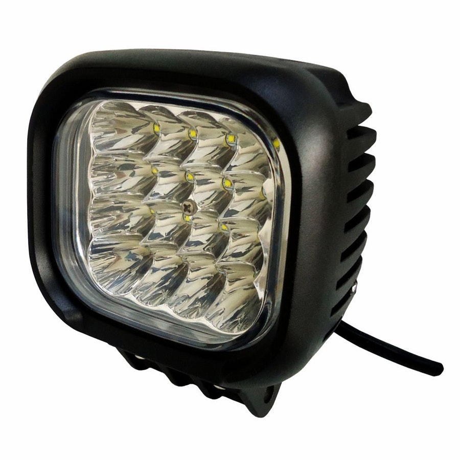 Farol de Trabalho Quadrado 16 LEDs 48W 9 a 48V Automotivo Leve/Pesada - DNI - DNI 4163 - Unitário