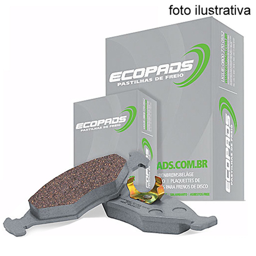 Pastilha de Freio Dianteira - Ecopads - ECO-1042 - Jogo
