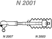 Barra de Direção - Nakata - N 2001 - Unitário