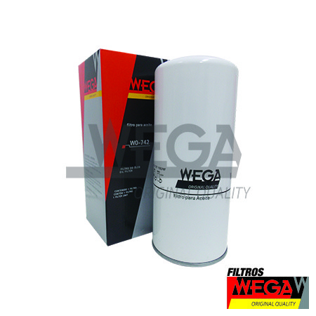Filtro de Óleo - Wega - WO-742 - Unitário